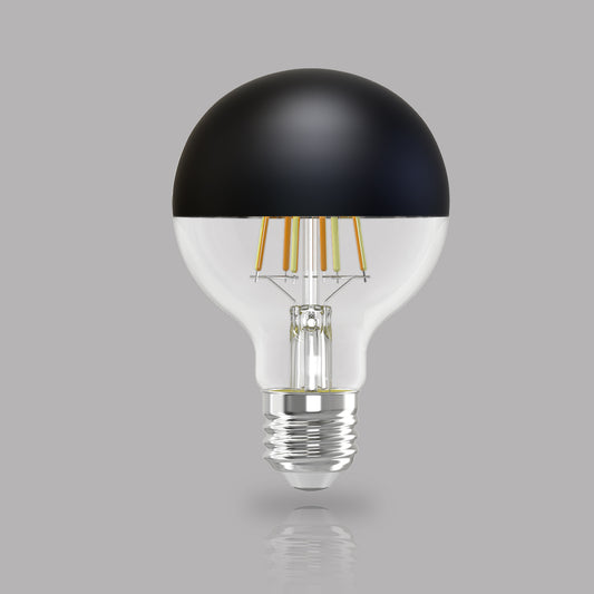 Half Chrome LED Edison Bulb